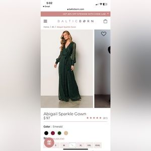 Balticborn Abigail Sparkle Gown